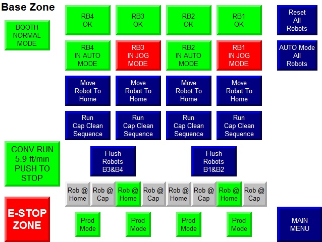 Robot Booth Zone Control